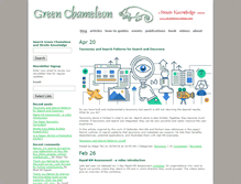 Tablet Screenshot of greenchameleon.com